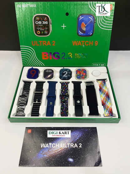 i50 Suit Max 11 in 1 Smart Watch