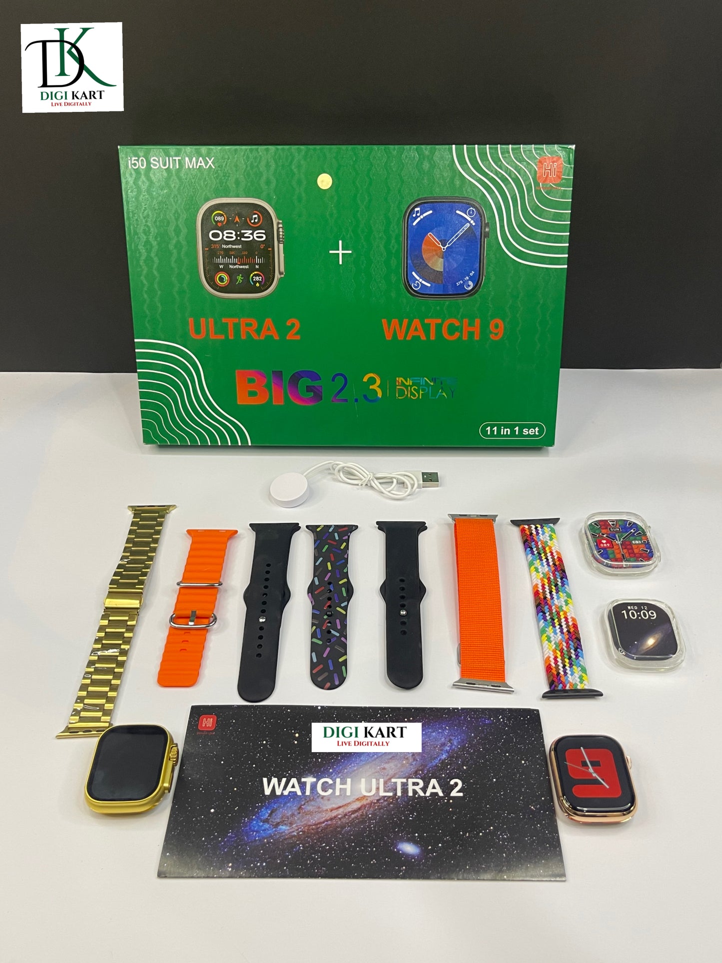 i50 Suit Max 11 in 1 Smart Watch