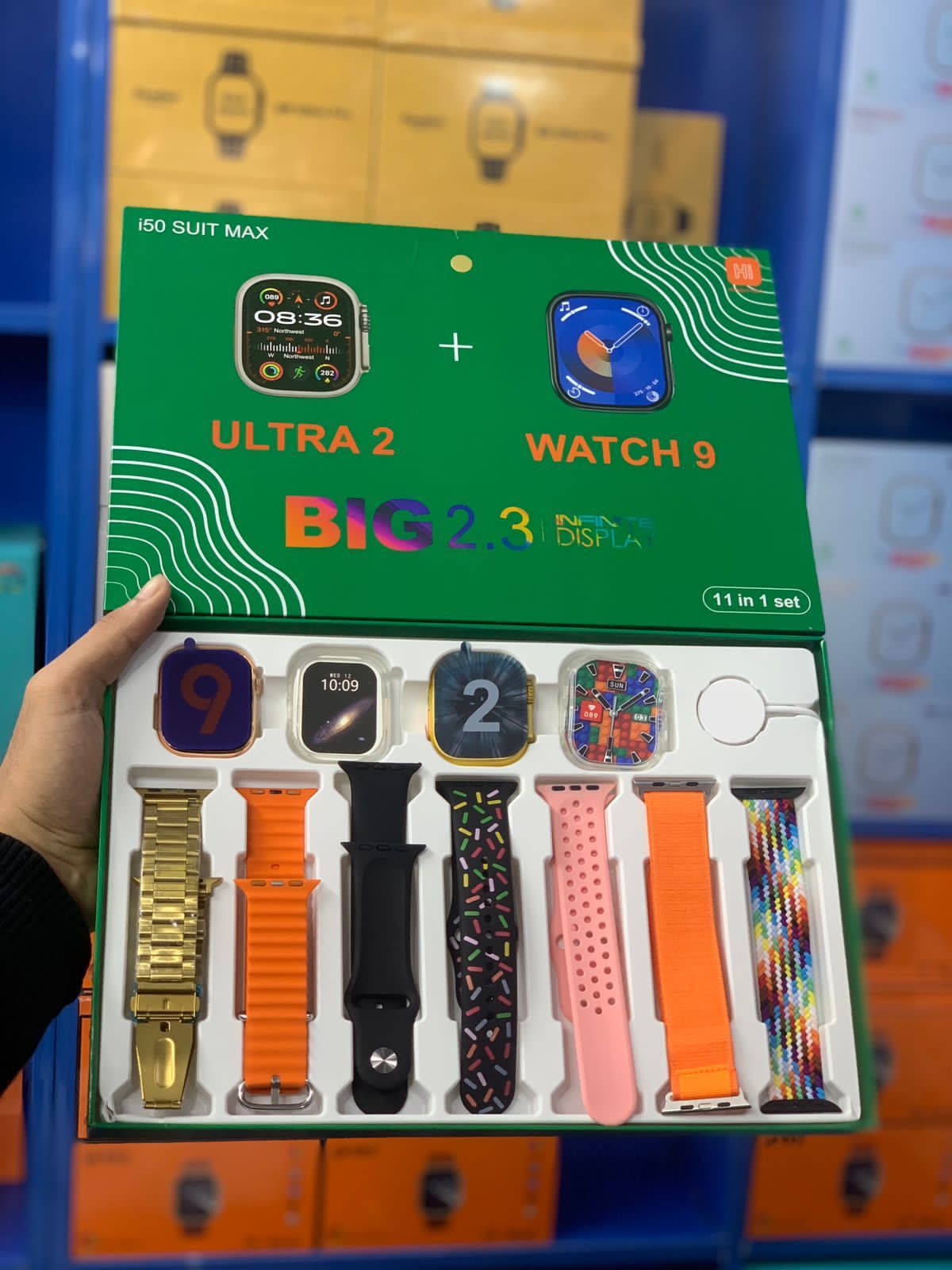 i50 Suit Max 11 in 1 Smart Watch
