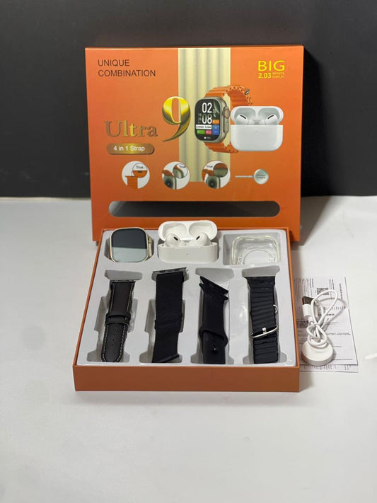 ULTRA 9 SMART WATCH WITH AIROPDS