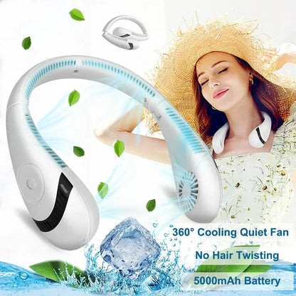 Portable Bladeless Hanging Neck Fan