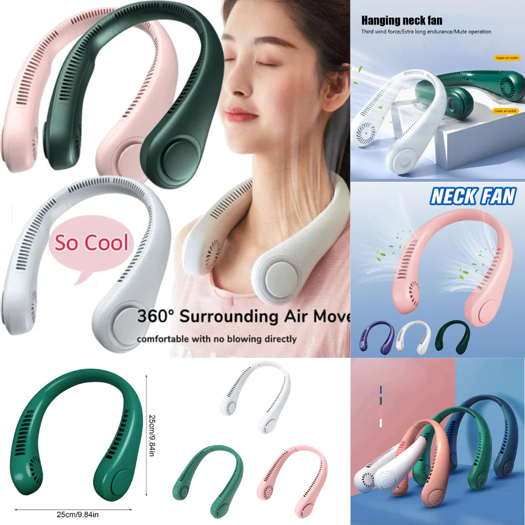 Portable Bladeless Hanging Neck Fan